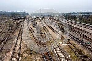 Railroad tracks