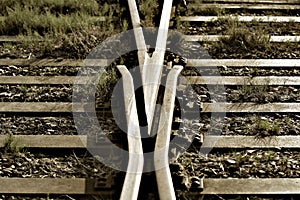 Railroad tracks