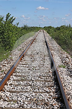 Railroad tracks