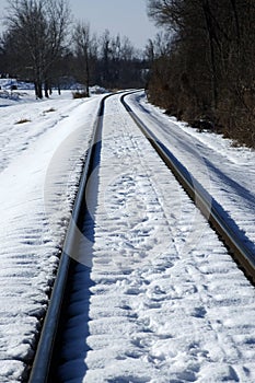 Railroad tracks