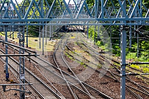 Railroad tracks