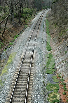 Railroad tracks