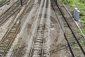 Railroad tracks