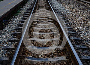 Railroad tracks