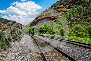 Tracks Running East and Weat