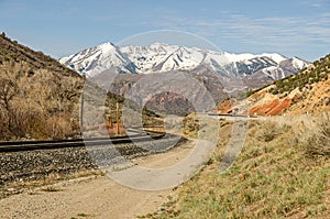 Railroad Tracks with an S-Curve