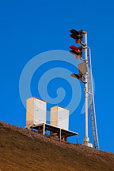 Railroad traffic-light