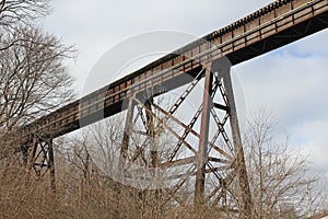 Railroad trestle photo