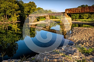 Railroad Trestle Over Clear Creek