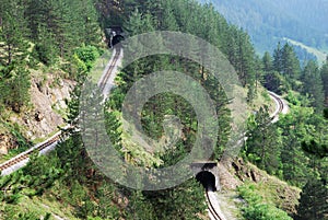 Railroad tunnels photo