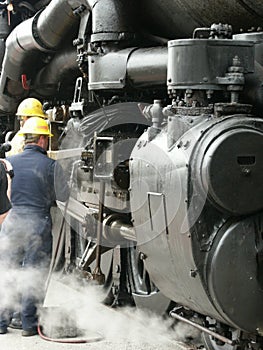 Railroad workers