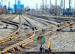 Railroad Yard  Tracks