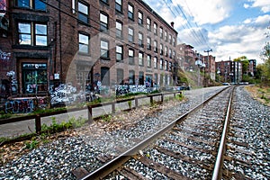 Railroads in Brattleboro, Vermont covered in Vandalism photo