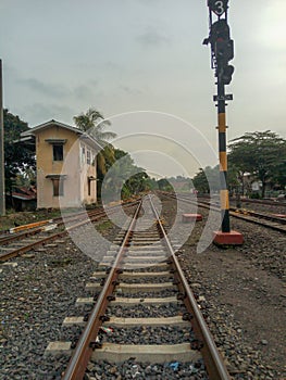 Railroads track photo