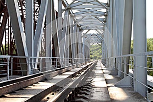 Rails of the railway way