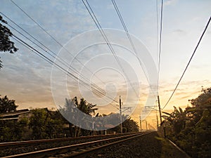 Rails used for train railroads