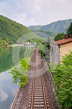 Railway along the river