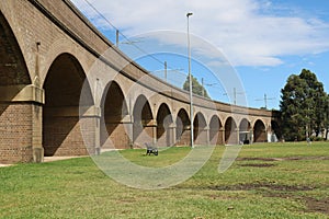 Railway Arches Federation Park Glebe Sydney photo