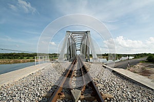 The railway bridge.