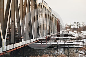 railway bridge across the river