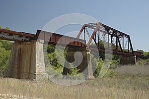 Railway bridge in countryside