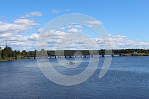 Railway bridge in Vyborg.