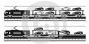 Railway car transporter