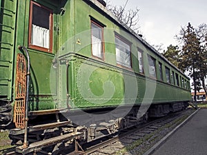 Railway car which went to Stalin IV the country