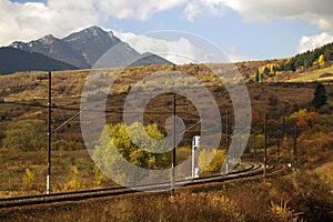 Railway in countryside