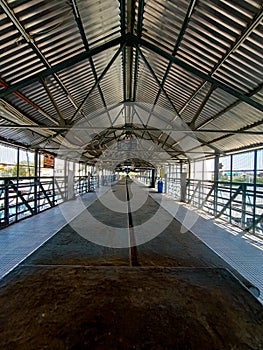 Railway crossing bridge Ajmer junction railway station