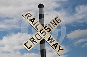 Railway Crossing Sign