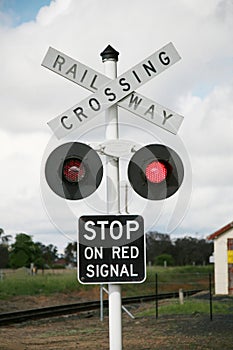 Railway Crossing Sign