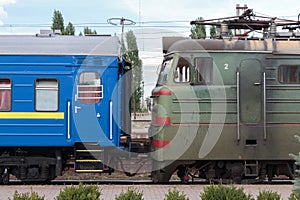 Railway electric train