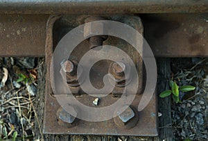 Railway equipment. Turnout mechanism on railway tracks