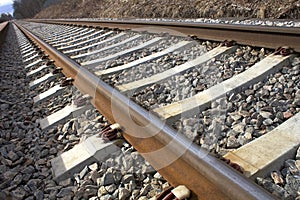 Railway, a foto with perspective