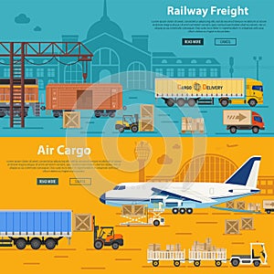 Railway Freight and Air Cargo