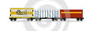 Railway freight wagons