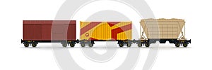 Railway freight wagons