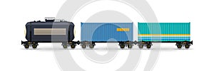 Railway freight wagons