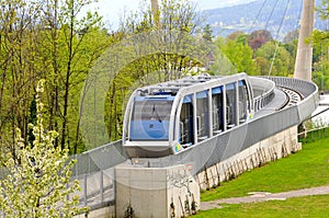 Railway funicular in Innsbruck photo