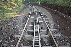 Railway Iron Track Standard Gauge with Rack