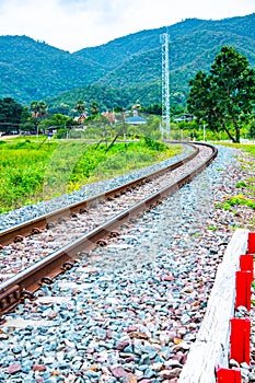 Railway in Lamphun province