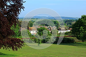 Railway line & countryside around Sandown