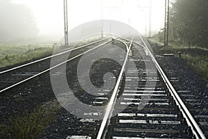 Railway Line in the morning