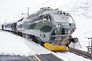 Railway in the mountains