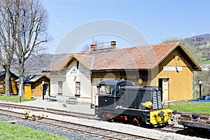 railway museum in Zubrnice, Czech Republic