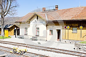 railway museum in Zubrnice, Czech Republic