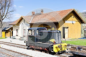 railway museum in Zubrnice, Czech Republic