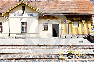 railway museum in Zubrnice, Czech Republic