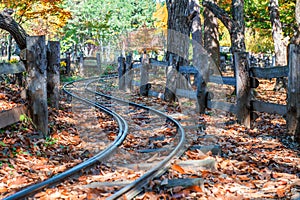 Railway in Nami island.